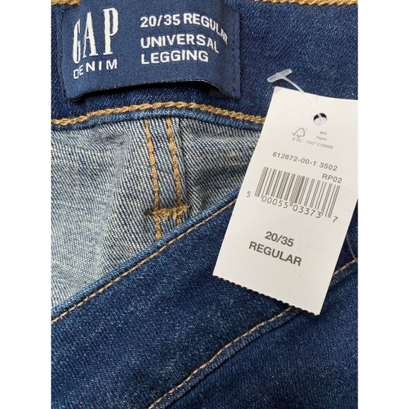 New Gap Womens Universal Legging Jeans 20 plus Super Stretch Skinny Crop 10005 - Picture 5 of 8